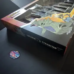 Pokemon Lucario V & Tyranitar V Heavy Hitters Premium Collection Box - Image 2
