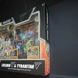 Pokemon Lucario V & Tyranitar V Heavy Hitters Premium Collection Box - Image 3