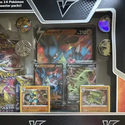 Pokemon Lucario V & Tyranitar V Heavy Hitters Premium Collection Box - Image 4