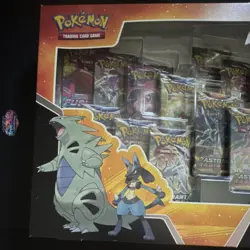 Pokemon Lucario V & Tyranitar V Heavy Hitters Premium Collection Box - Image 4