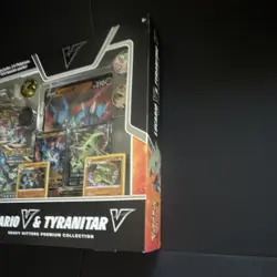 Pokemon Lucario V & Tyranitar V Heavy Hitters Premium Collection Box - Image 5