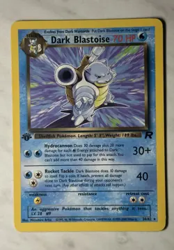 Dark Blastoise Team Rocket 20/82 - 1st Edition - Pokemon - Image 1