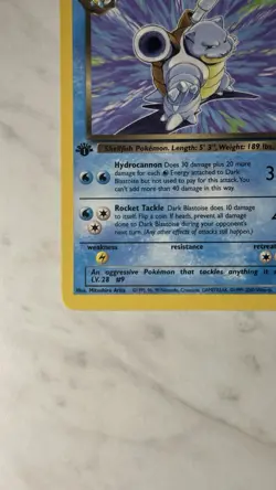 Dark Blastoise Team Rocket 20/82 - 1st Edition - Pokemon - Image 5