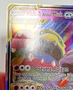 Pokemon Muk & Alolan Muk GX 61/214 Sm-Unbroken Bonds Holo - Creased - Image 3