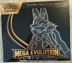 Pokemon Mega Evolution Elite Trainer Box Lucario ETB New/Factory Sealed In Hand - Image 1