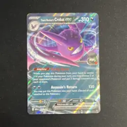 Pokemon Team Rocket's Crobat EX SV10 Destined Rivals Holo 122/182 310HP - Image 1