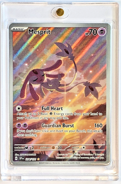 Pokemon Mesprit 204/191 SV08 Surging Sparks Illustration Rare IR Holo NM - Image 1