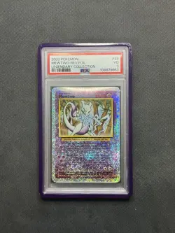 Mewtwo Reverse Holo #29 2002 Pokemon Legendary Collection PSA 3 - Image 1