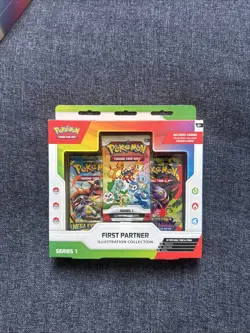 Pokemon TCG First Partner Illustration Collection Box Series 1 New & Sealed! - Image 1