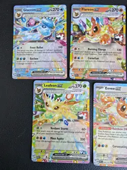 Pokemon TCG - Eevee & Eeveelutions Play Stamped Prize Pack Series 7 Full Set x9 - Image 2