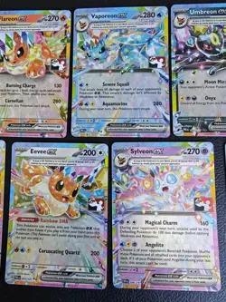 Pokemon TCG - Eevee & Eeveelutions Play Stamped Prize Pack Series 7 Full Set x9 - Image 3