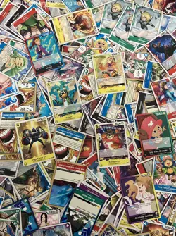 2.5LB Lot of One Piece Mixed Various Assorted Cards CCG TCG Trading Cards - Image 3