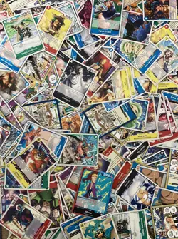 2.5LB Lot of One Piece Mixed Various Assorted Cards CCG TCG Trading Cards - Image 4