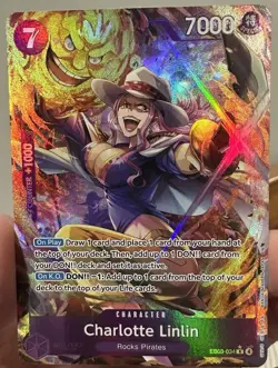 Charlotte Linlin EB03-034 Alt Art - EB03 One Piece Heroines Edition- English NM - Image 3