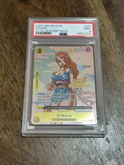 2024 ONE PIECE EVENT PACK VOL.5 #101 O-NAMI PSA 9 - Image 1