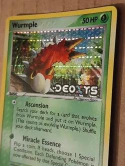Pokemon Wurmple 82/107 Deoxys Reverse Holo Rare LP See Pictures - Image 2