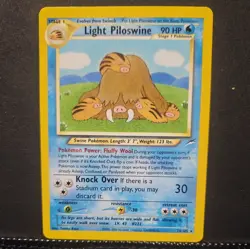 * Pokemon TCG - Light Piloswine 26/105 Neo Destiny Regular Unlimited LP/NM - Image 1