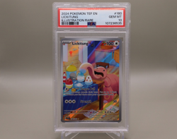 2024 POKEMON TEF EN-TEMPORAL FORCES ILLUSTRATION RARE #180 LICKITUNG PSA 10 S9 - Image 1