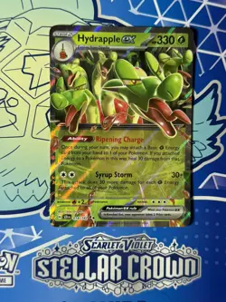 Pokemon Stellar Crown SV07 Hydrapple ex 014/142 Double Rare NM - Image 1