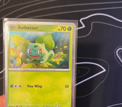 Bulbasaur Charmander Squirtle (151 Promo) *SINGLE SWIRL* COSMIC HOLO Pokemon TCG - Image 2