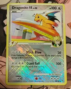 Dragonite FB 56/147 Supreme Victors Crosshatch Reverse Holo Pokemon League Promo - Image 1
