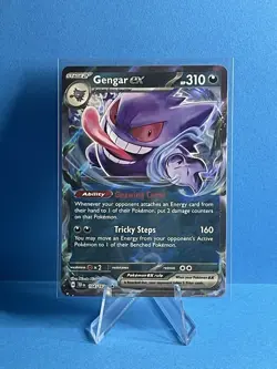 Pokemon TCG Gengar EX Temporal Forces Ultra Rare Card 104/162 NM - Image 1