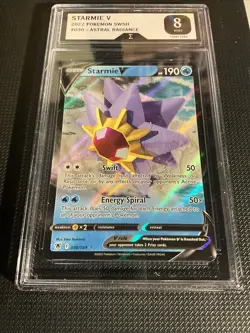Starmie V Astral Radiance 030/189 Graded Sigma 8 Mint Pokemon THC - Image 2