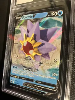 Starmie V Astral Radiance 030/189 Graded Sigma 8 Mint Pokemon THC - Image 3