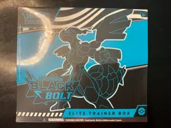 Pokemon TCG Black Bolt Elite Trainer Box ETB Sealed New Factory Sealed - Image 1