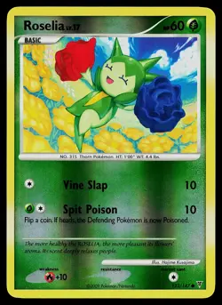 Pokemon Card - Roselia Supreme Victors 123/147 Common Reverse Holo - Image 1