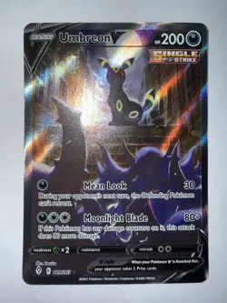 Umbreon V NM 189/203 - Alternate Full Art Ultra Rare Evolving Skies - Pokemon - Image 1