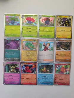 Lot Of (12) Pokemon TCG Cosmos Foil Reverse Foil Holo Cards - Image 1