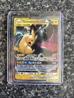 Pokemon Pikachu & Zekrom GX 33/181 Team Up TAG TEAM Ultra Rare Holo EN - Image 1