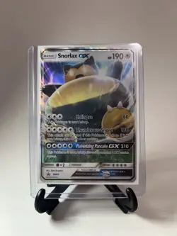 Pokemon TCG Snorlax GX SM05 - Image 3