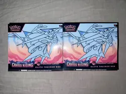 2x Pokemon TCG Chaos Rising Pokemon Center ETB Elite Trainer Box - Sealed lot - Image 1