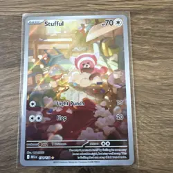 Pokemon TCG - Stufful 154/132 - Mega Evolution - Illustration Rare Card 1 - Image 1