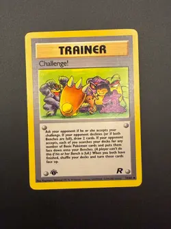 Pokemon Challenge! 1st Edition Uncommon Team Rocket 74/82 LP - Image 1