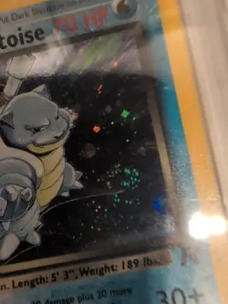 Pokemon Rocket Dark Blastoise Holo With Swirl PSA 5 - Image 3