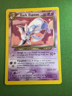 Pokemon TCG Dark Espeon 4/105 Neo Destiny HOLO Unlimited Card MP - Image 1
