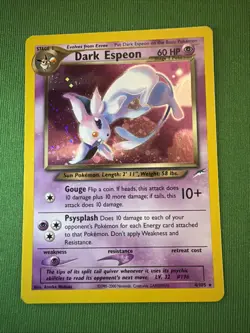 Pokemon TCG Dark Espeon 4/105 Neo Destiny HOLO Unlimited Card MP - Image 3