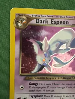 Pokemon TCG Dark Espeon 4/105 Neo Destiny HOLO Unlimited Card MP - Image 5
