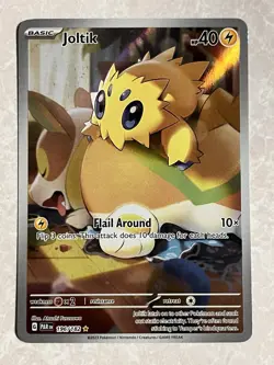Pokemon TCG Scarlet & Violet Paradox Rift Joltik Illustration Rare 196/182 - NM - Image 2