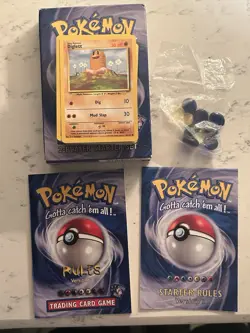 Pokemon Base Set 2-Player Starter Set - Open Box - 60/61 Cards- No Machamp! - Image 2