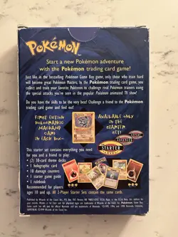 Pokemon Base Set 2-Player Starter Set - Open Box - 60/61 Cards- No Machamp! - Image 4