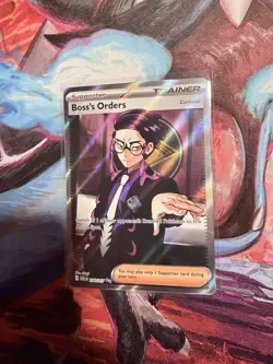 Pokemon Boss's Orders Corbeau Trainer Full Art Ultra Rare 256/217 English ASC - Image 1