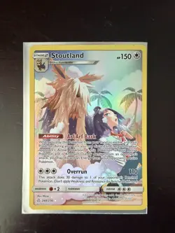 Weavile, Stoutland, Excadrill Full Art holo Pokemon Cards (check Description) - Image 4