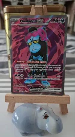 TCG Pokemon MUNKIDORI EX - Shrouded Fable - 083/064 (Ultra Rare) NM - Image 1