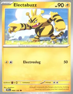 Electabuzz 068/182 Common Destined Rivals Pokemon Near Mint - Image 1