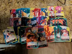 75 One Piece Non-Foil Leader Base Cards Lot – Many Duplicates - Image 1