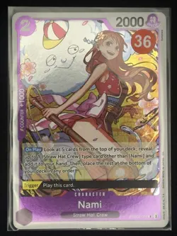 Nami PRB02-012 R Foil The Best Vol. 2 One Piece English NM - Image 3